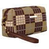 Damska kosmetyczka podróżna w kratkę - Rovicky