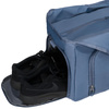 Niebieska, weekendowa torba podróżna wyposażona w uchwyt na walizkę - Peterson