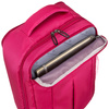 Różowy, podróżny plecak z poliestru z uchwytem do zamocowania na walizce - Peterson