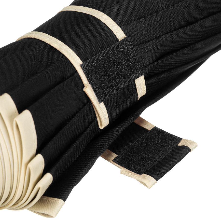 Duży, elegancki parasol rządowy w czarnym kolorze - Peterson