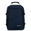 Podróżny plecak z poliestru w granatowym kolorze - Peterson