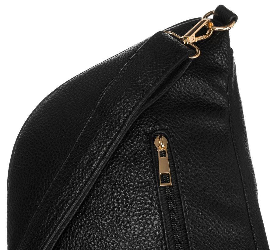 Duża saszetka damska ze skóry ekologicznej - Peterson