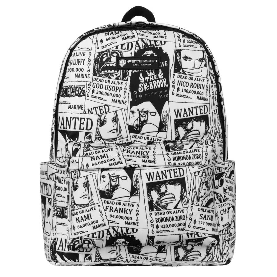 Jednokomorowy plecak miejski z oddychającym materiałem na tylnej części - Peterson