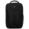 Podróżny, czarny plecak z poliestru idealny na bagaż podręczny - Peterson