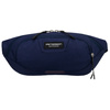 Granatowa, sportowa saszetka z poliestru zamykana suwakiem - Peterson