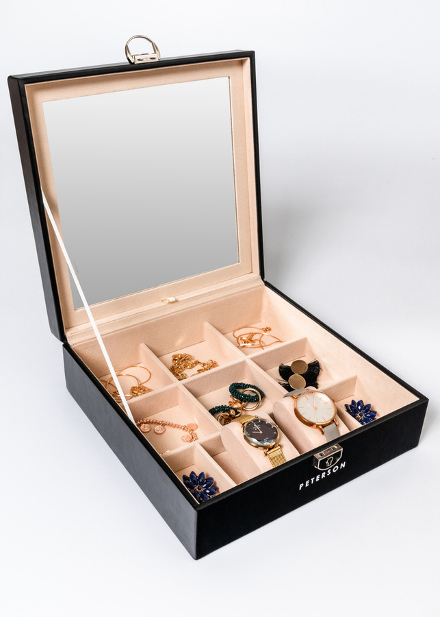 Ekskluzywna kasetka na biżuterię - Peterson
