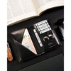 Czarne etui na karty i paszport wykonane ze skóry naturalnej - 4U Cavaldi