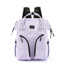 Praktyczny plecak typu mommy bag w fioletowym kolorze - Himawari