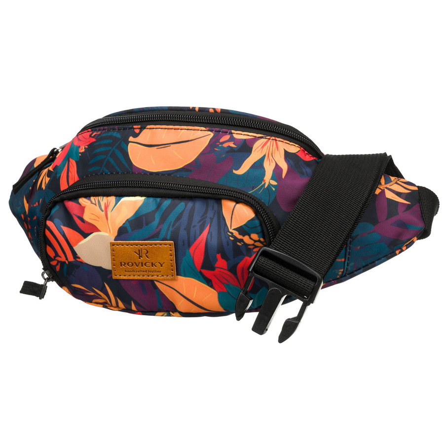 Nerka damska z poliestru pokryta roślinnym wzorem - Rovicky