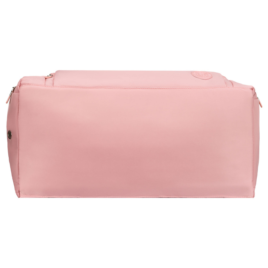 Weekendowa torba podróżna z poliestru w różowym kolorze zamykana na suwak - Peterson