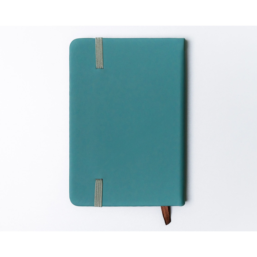 Zielony notes w formacie A6 zadrukowany w kropki - Peterson