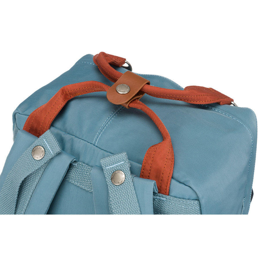 Miejski plecak w błękitnym kolorze z miejscem na laptopa - Himawari