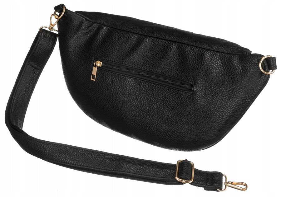 Duża saszetka damska ze skóry ekologicznej - Peterson