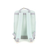 Miejski plecak damski w miętowo-szarym kolorze zamykany na suwak - Himawari
