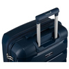 Granatowa, mała walizka kabinowa z polipropylenu - Peterson