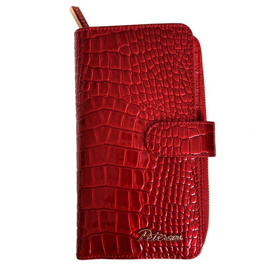 Elegancki zestaw upominkowy dla kobiet w czerwonym kolorze - Peterson