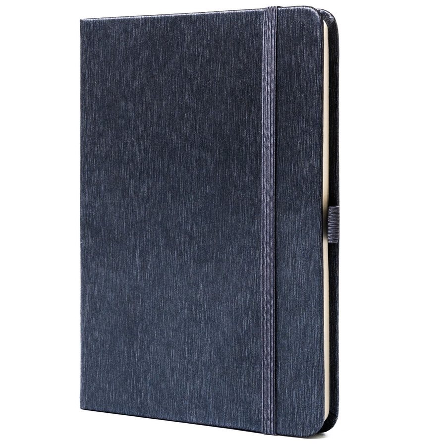 Notes w twardej oprawie w formacie B6 w szarym kolorze,zadrukowany w kropki - Peterson