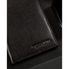 Czarne etui na karty i paszport bez zapięcia zewnętrznego wykonane ze skóry naturalnej - 4U Cavaldi