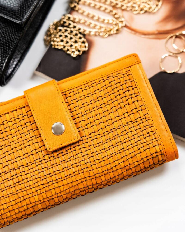 Duży portfel damski ze skóry naturalnej - Rovicky