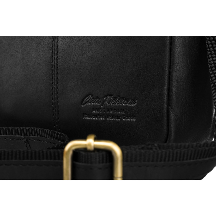 Torba męska naturalna skóra z regulowanym paskiem - Peterson