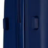 Duża walizka podróżna w granatowym kolorze z wodoodporną skorupą - Peterson