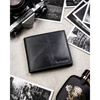 Duży, skórzany portfel męski w czarnym kolorze wyposażony w system RFID - Peterson