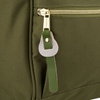 Zielony plecak damski z poliestru z miejscem na laptopa, zawieszony na regulowanych szelkach - Peterson