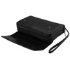 Czarna saszetka męska ze skóry ekologicznej idealna na dokumenty - Rovicky