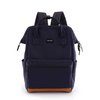 Miejski plecak damski w granatowym kolorze z portem USB - Himawari