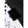Eleganckie etui na dokumenty w czarnym kolorze wykonane ze skóry naturalnej - Rovicky