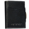 Mały, pionowy portfel męski w czarnym kolorze zamykany na zatrzask - Peterson