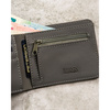 Szary portfel męski bez zapięcia zewnętrznego z systemem RFID - Peterson