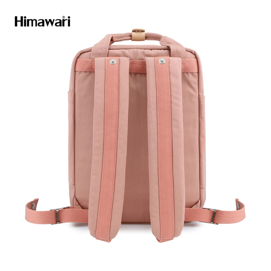 Stylowy plecak różowy na laptopa z przegródkami - Himawari