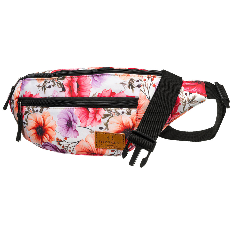 Pojemna saszetka damska na biodra lub przez ramię - Rovicky
