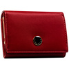 Czerwony portfel damski zamykany na zatrzask - Peterson