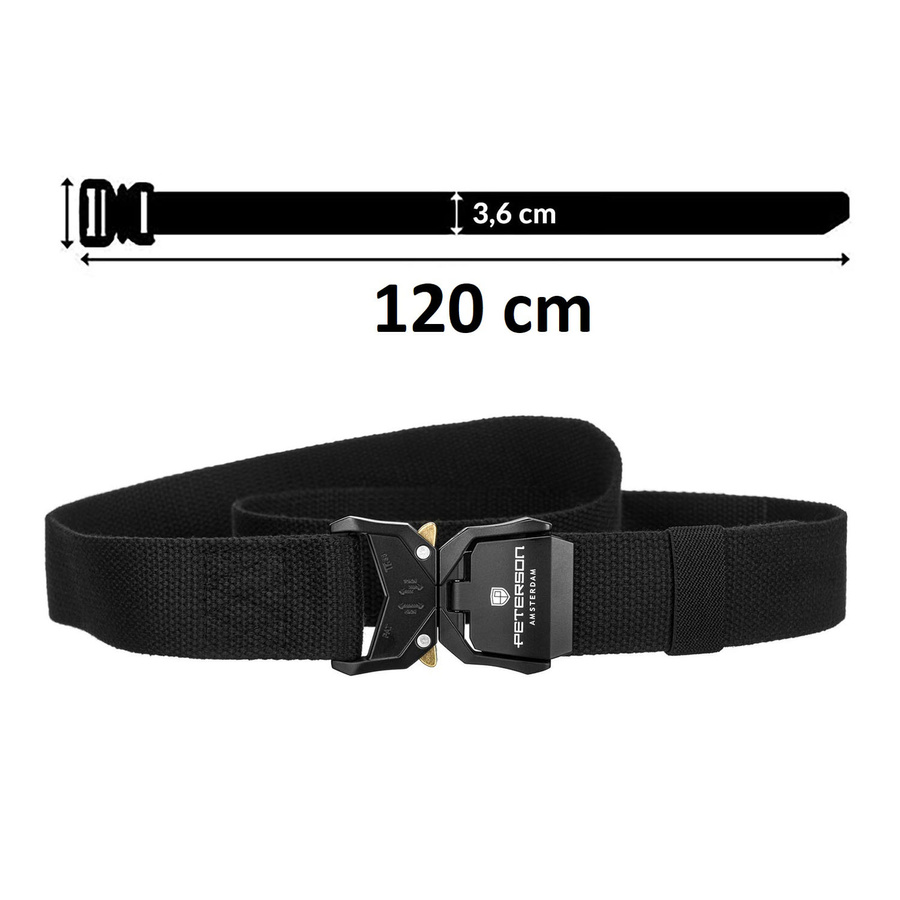 Pasek parciany z klamrą QR — Peterson