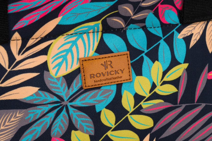 Wygodny shopper damski z poliestru - Rovicky