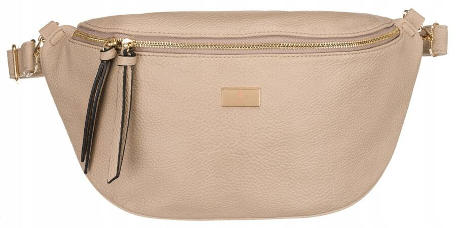 Duża saszetka damska ze skóry ekologicznej - Peterson