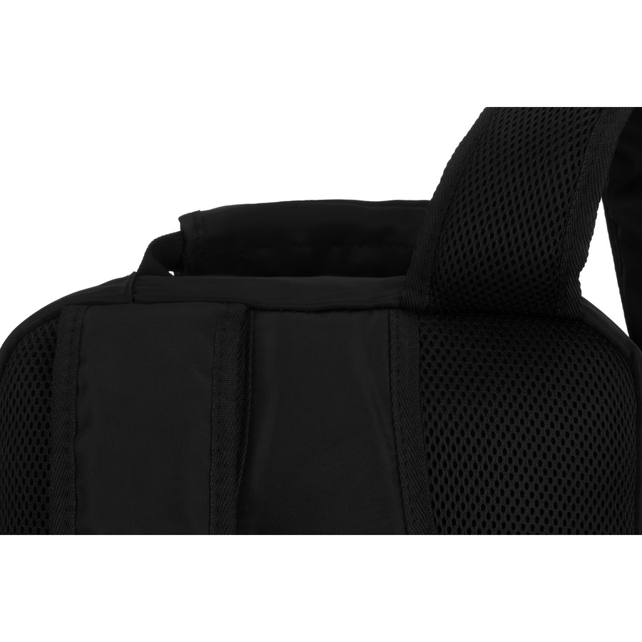 Plecak podróżny z poliestru w czarnym kolorze, idealny na bagaż podręczny - Peterson