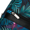 Wielokolorowy plecak damski z poliestru w piękny wzór liści - Rovicky