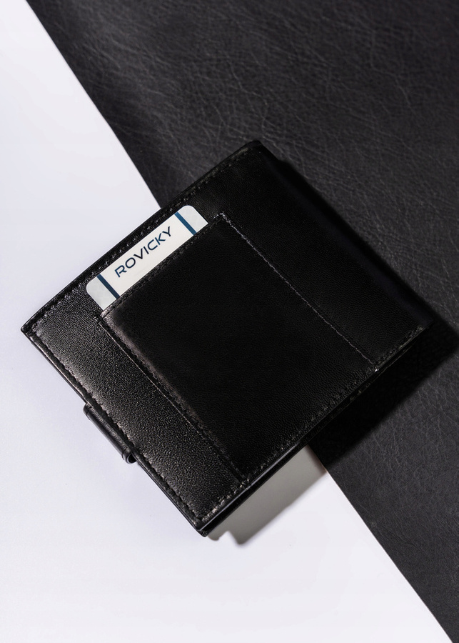 Klasyczny, poziomy portfel męski ze skóry naturalnej - Always Wild