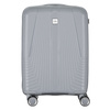 Kabinowa, szara walizka podróżna z teleskopowym uchwytem - Peterson