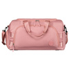 Różowa torba weekendowo-podróżna z komorą boczną na buty - Peterson