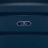 Granatowa, mała walizka kabinowa z polipropylenu - Peterson
