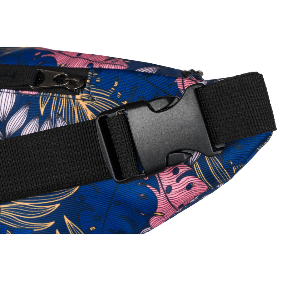 Saszetka damska na biodra lub przez ramię pokryta kwiatowym wzorem - Rovicky