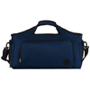 Czarnogranatowa, sportowa torba podróżna na ramię z dopinanym paskiem - Peterson