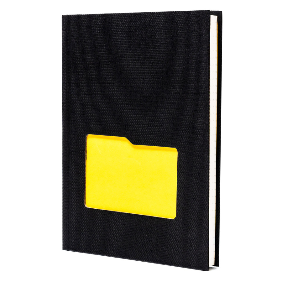 Czarny notes w formacie B6 zadrukowany w kropki - Peterson