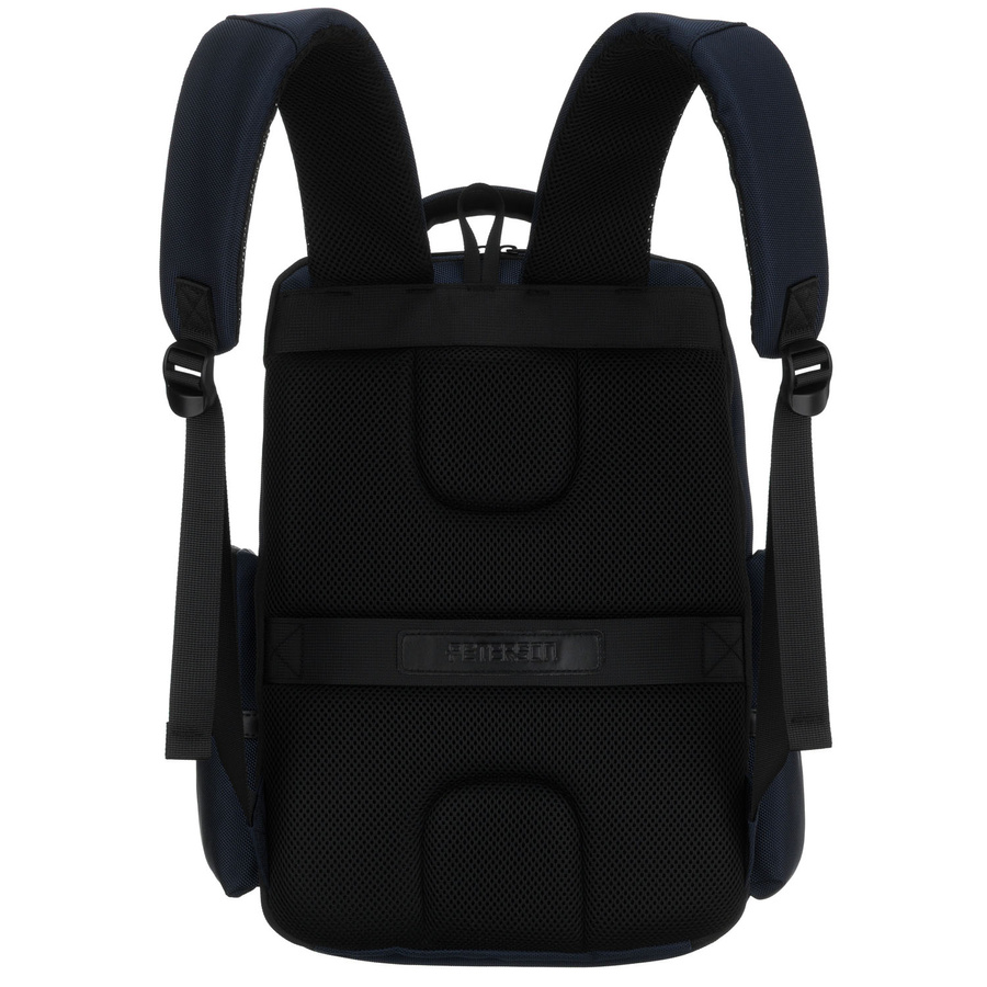 Granatowy plecak podróżny z kieszenią na laptopa do 14 cali - Peterson