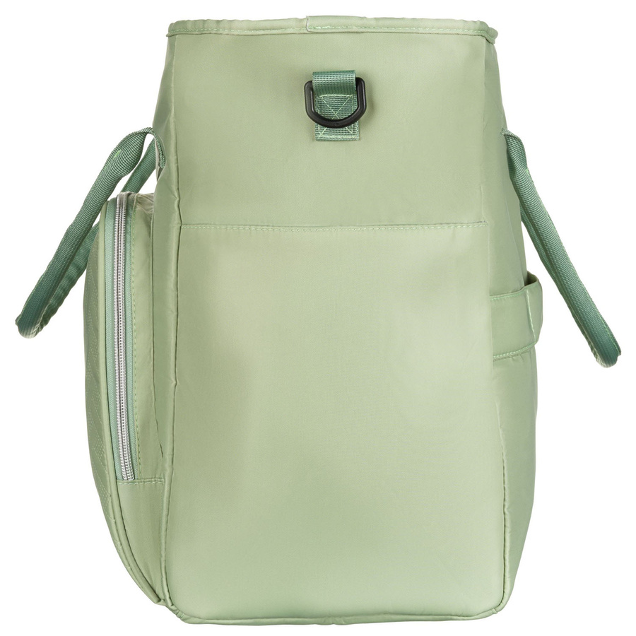 Zielona, weekendowa torba podróżna z poliestru - Peterson