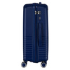 Zestaw walizek podróżnych z tworzywa ABS w granatowym kolorze - Peterson